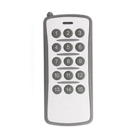 Code d'apprentissage 433MHZ, 15 clés, télécommande + module de réception RF, décode la sortie, signal haut niveau