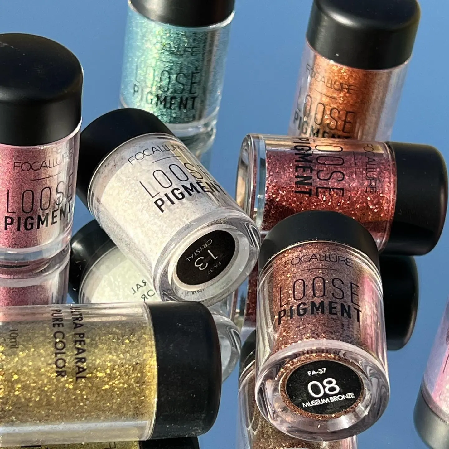 Focallure FA37 прессованные тени для век оптом одиночные блестящие тени для век