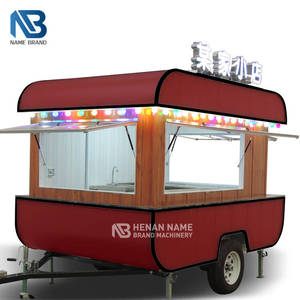 รถขายอาหารเคลื่อนที่ใหม่เอี่ยม รถคาราวานชายหาด คีออสกาแฟ บาร์นอกสถานที่ รถขายขนมในสวนหลังบ้าน รถพ่วงขายอาหาร รถครัวเคลื่อนที่ สหรัฐอเมริกา - Product Image 2