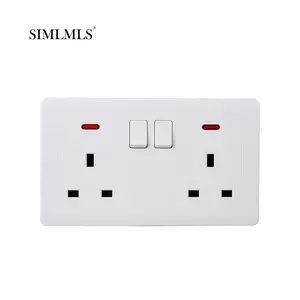 International Universal UK Wall Double Sockets And Switches 13A 240V Electrical