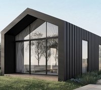 Casa Prefabricada, Centro Comercial Modular Ecológico, Cafetería, Tienda, Almacén, Estructura de Acero