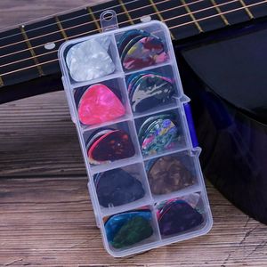 Plectres de <span class=keywords><strong>guitare</strong></span> 100 pièces/boîte 0,96 mm en celluloïd avec boîte de rangement - Product Image 1