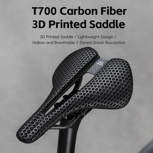 WEST BIKING-Selle de vélo creuse et ultra-légère en fibre de carbone, absorbant les chocs, respirante et confortable - Product Image 3