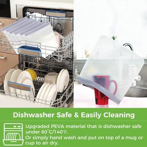 Reusable Gallon Freezer Bags, Dishwasher-Safe Silicone Food & Snack Storage Bags in Assorted Sizes, Ideal for Storing Snacks - Product Image 4