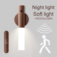 Inductif PIR USB Rechargeable LED Veilleuse Moderne Portable Sans Fil Smart Home Résidentiel Intérieur Chambre Applique Murale Escalier