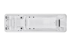 Moderna Piscina Spa Idromassaggio da Esterno in Acrilico Bianco con Design in Fibra di Vetro, Installazione Autoportante e Sistema di Drenaggio per Massaggio - Product Image 3