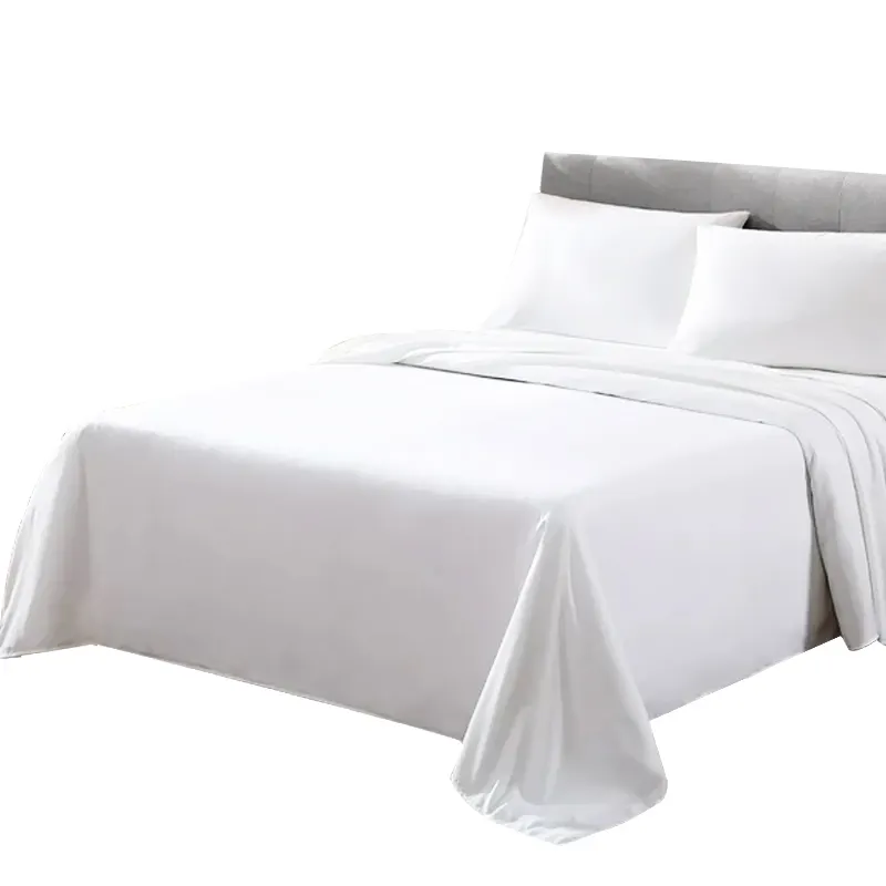 ホテルホワイト刺繍羽毛布団カバー200トレッドカウント綿100% ツインサイズ中国製コットンパーケール
