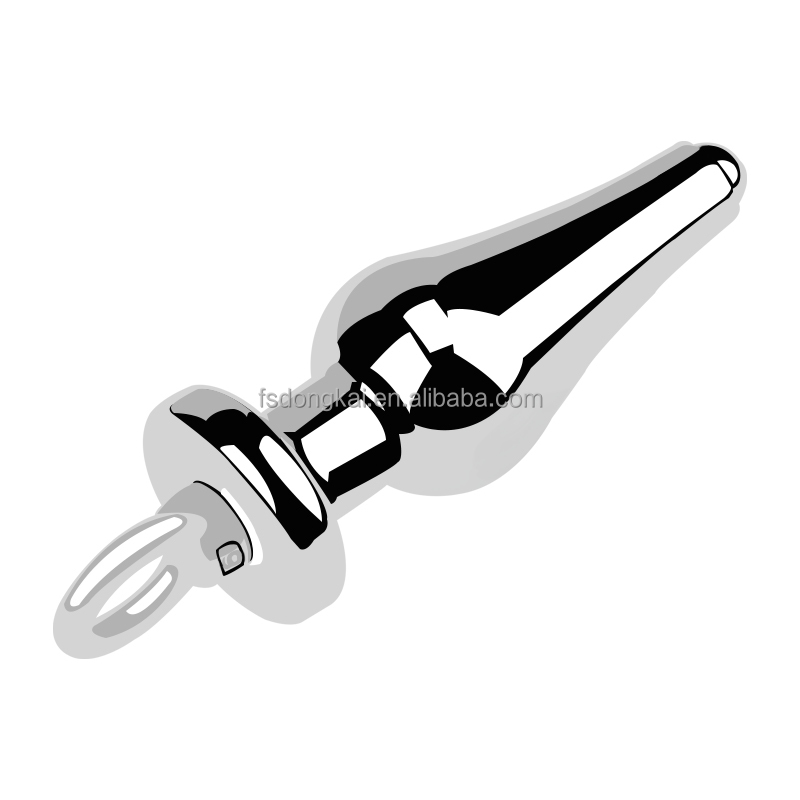 Silver Alloy Metal Anal Plug - Enjoy 100% Waterproof Sex Toy