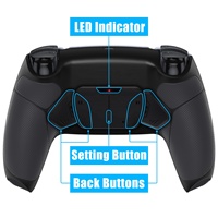 Kit de remappage EXtremeRate Rise4 avec poignée caoutchoutée pour manette PS5 BDM 010 & BDM 020