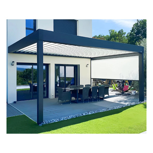 Pergola Bioclimatica Pergola Gazebo in Alluminio Archi da Giardino per Esterni Pergola in allumano - Product Image 1