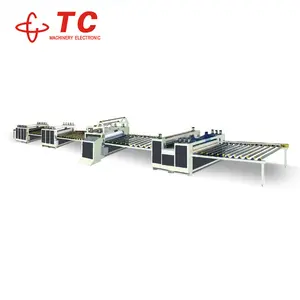 TC woodworking machinery Cold Roll Laminator Cold Glue Paper Sticking Machine for Paper PVC