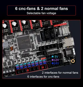 Carte de contrôle <span class=keywords><strong>BIGTREETECH</strong></span> BTT Octopus Pro V1.1 32 bits prenant en charge 8 pilotes de moteur pas à pas pour imprimante 3D avec puce H723 - Product Image 6