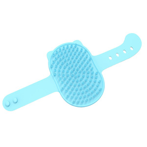 Gant de massage et de bain 2-en-1 MOCATED pour l'élimination des poils d'animaux, en TPR, pour le toilettage des chiens et des chats - Product Image 3