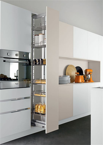 Cbmmart Tùy chỉnh cao cấp đơn giản Thiết kế hiện đại tủ bếp kim loại rắn ván ép thiết lập với chìm đảo phụ kiện - Product Image 5