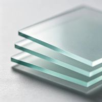 Plaque de verre carrée AG anti-reflet 10*10*4mm, verre optique mat gravé pour échantillons et petits écrans personnalisés