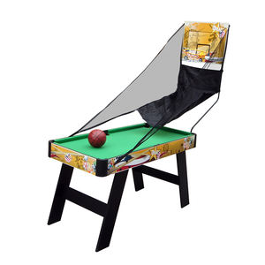 <span class=keywords><strong>Table</strong></span> de jeu personnalisée multifonctionnelle 6-en-1 <span class=keywords><strong>Tenis</strong></span> Ping Pong Air Hockey Billard Pool Dining Top Combo Snooker Billard Tables - Product Image 1