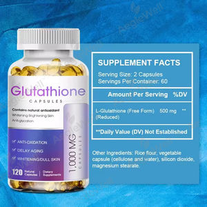 Precios al por mayor Etiqueta Privada <span class=keywords><strong>Glutathione</strong></span> Softgels Cápsulas Blanqueamiento Colágeno Glu-tathione Softgels Cápsulas - Product Image 5