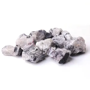 Оптовая продажа, необработанный драгоценный камень, Минеральные Кристаллы нерегулярного заживления, черный турмалин, рутилированный кварц, натуральный камень