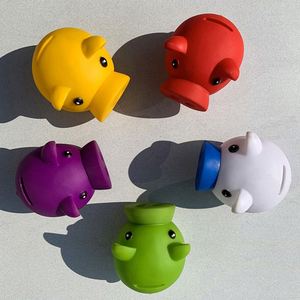 กระปุกออมสินรูปหมูน่ารัก PVC แบบขายส่งตามสั่ง กระปุกออมสินรูปหมูการ์ตูนสุดสร้างสรรค์ - Product Image 1