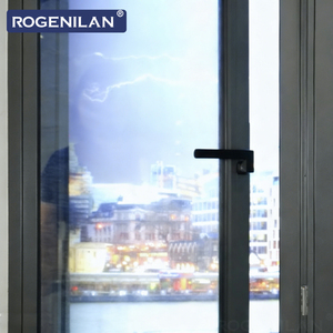 Fenêtres à battants Rogenilan modernes en aluminium, résistantes à l'eau, à double vitrage, à faible émissivité, pour maisons - Product Image 5