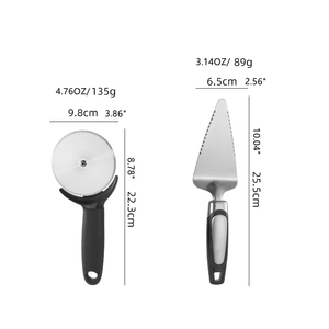 Manjia taglia Pizza con Logo personalizzato con custodia protettiva multiuso per paletta per Pizza e Pizza Set Server - Product Image 4