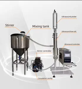 Máquina de extração de óleo essencial ultrassônico, extrador de nanoemulsão