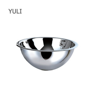 YULI Modern Round Stainless Steel Basin Sink Under <span class=keywords><strong>Counter</strong></span> Aplicação para Hotel ou Apartamento com Drainer Preço Competitivo - Product Image 1