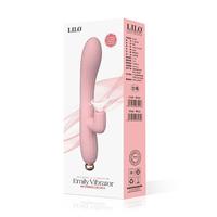Vibrateur à double moteur pour femmes, stimulateur clitoridien et du point G, en silicone côtelé, étanche, jouet sexuel pour adultes