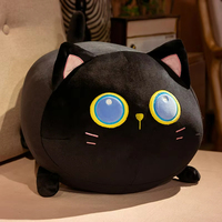Peluche chat mignon personnalisée par le fabricant pour enfants, nouveau design avec rembourrage en coton PP et doublure en maille, prix d'usine bas