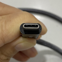 Cable USB Tipo-C Resistente con Baño de Oro para Computadora, con Cubierta de PVC y Blindaje Trenzado, Macho-Macho, 1m o Longitud Personalizada