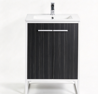 Meubles-lavabos contemporains autoportants au design moderne pour salle de bain