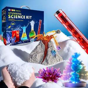 Kit scientifique d'expériences 200 + pour enfants, idées de cadeaux d'anniversaire de Noël Cool Boy, ensemble de <span class=keywords><strong>chimie</strong></span> et de <span class=keywords><strong>physique</strong></span>, jouets STEM pour garçons et filles - Product Image 3