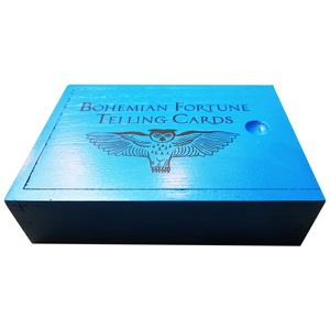 Hộp Gỗ Màu Tùy Chỉnh Có Nắp Trượt Hộp Gỗ Thông & Paulownia Màu Xanh Dương Hộp Gỗ Logo Lụa Màn Hình - Product Image 3