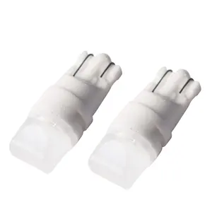 T10 lâmpadas led automotivas, t10, cerâmica, 3d, para nevoeiro, 3 smd, 2835, 30ma, 27mm, clareamento, domo, lâmpadas de leitura, branco, 12v, dc