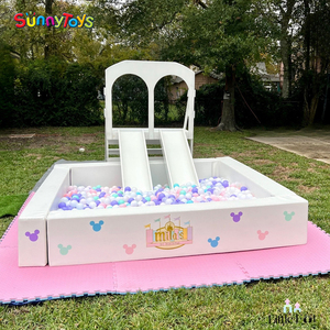 SunnyToys Fournitures de fête <span class=keywords><strong>Parc</strong></span> d'attractions Piscine à balles souples pour bébés - Product Image 1