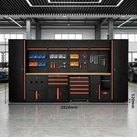 Gabinete de Almacenamiento de Herramientas Personalizable, Mueble de Reparación para Garaje de Acero Laminado en Frío con Múltiples Cajones para Técnicos Profesionales