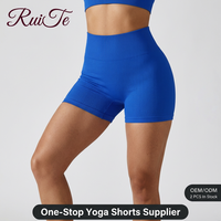 Shorts de Yoga de Cintura Alta sin Costuras al por Mayor OEM para Mujer, de Secado Rápido, Transpirables, Ligeros, para Gimnasio, Entrenamiento y Ropa Deportiva
