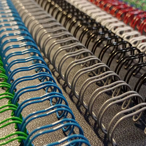 Hot Bán Giấy Ràng Buộc 12.7 Mét Và 8.47 Mét Pitch Tùy Chỉnh Màu Đôi Xoắn Ốc Đôi Vòng Dây - Product Image 4