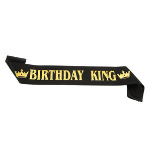 Decoración para Fiesta de <span class=keywords><strong>Cumpleaños</strong></span> de Hombre, Regalos para Celebración de <span class=keywords><strong>Cumpleaños</strong></span>, Color Azul y Negro con Estampado Dorado y Plateado, Logotipo Personalizado - Product Image 4