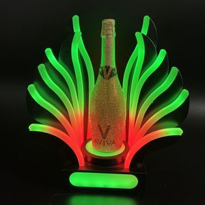 Richshining การออกแบบใหม่ JW VIP glorifier นำขวดพรีเซนเตอร์อะคริลิคชั้นวางแชมเปญสำหรับไนท์คลับ - Product Image 2