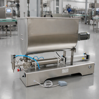 Machine de remplissage automatique de liquides G1WTD-500U pour bouteilles en verre avec système de pompe à piston