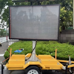 Thương mại nước ngoài towable giao thông hướng dẫn Màn hình Trailer gắn năng lượng mặt trời di động màn hình hiển thị xe gắn thông tin màn hình chính - Product Image 3