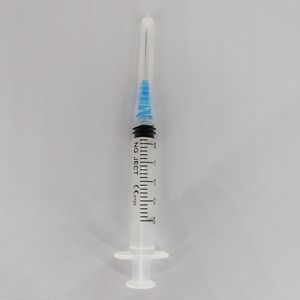 <span class=keywords><strong>Seringue</strong></span> jetable <span class=keywords><strong>en</strong></span> PE à 3 parties de 20 cc certifiée CE avec embout Luer-Lock et aiguille latérale dans un sac PE, utilisable <span class=keywords><strong>en</strong></span> vétérinaire - Product Image 2