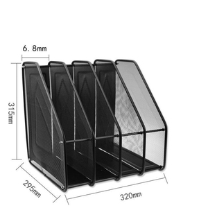 Lưới Máy Tính Để Bàn Giữ Tập Tin Tổ Chức Tạp Chí Kim Loại Giá - Product Image 6