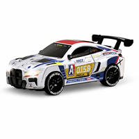 JAYHOL Voiture RC miniature en alliage à l'échelle 1/64 2,4 G, voiture de drift télécommandée haute vitesse avec phares LED, véhicule RC, cadeau pour enfants