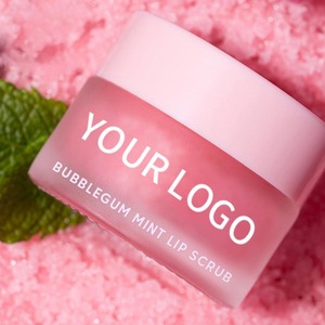 MLM Private Logo Organic Vegan Sugar Pink <b>Lip</b> <b>Scrub</b> <b>Lip</b> Mask Moisturizing Strawberry <b>Lip</b> <b>Scrub</b> - Product Image 1