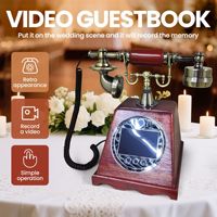 Livre d'or vidéo 2K exclusif transfrontalier pour mariage, fête, anniversaire – Enregistrement visuel instantané HD via téléphone