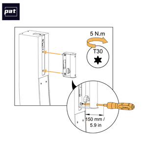 Adaptateur de montage sur poteau <span class=keywords><strong>Syva</strong></span> pour <span class=keywords><strong>Syva</strong></span> - Product Image 3