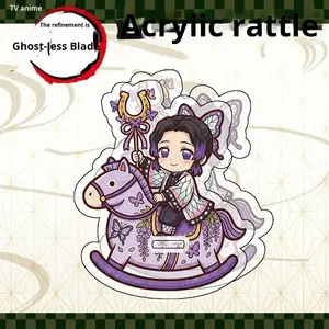 Decoración de Caballito de Madera de Acrílico de Demon Slayer con Nueve <span class=keywords><strong>Pilares</strong></span>, Daki, Tanjiro, Tomioka, Giyu, para Año Nuevo - Product Image 3