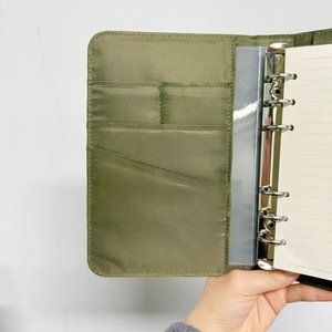 Carnet à spirales personnalisé, tissu <span class=keywords><strong>Oxford</strong></span> imperméable, bloc-notes à feuilles mobiles, couverture de carnet à spirales amovible, pour cadeau - Product Image 5